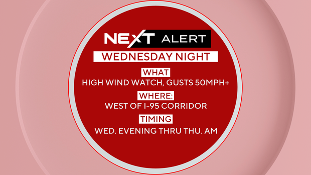 Strong Winds Could Cause Power Outages in Philadelphia Region Wednesday Night