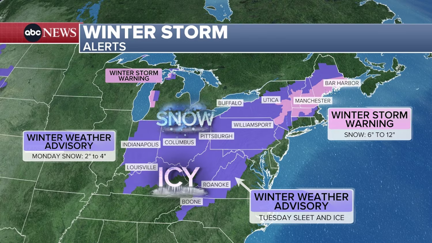 Winter Storm - Alerts Map